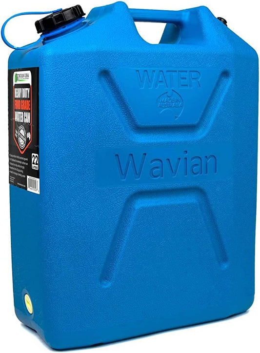 Wavian Water Can Blue- 5.8 Gallon