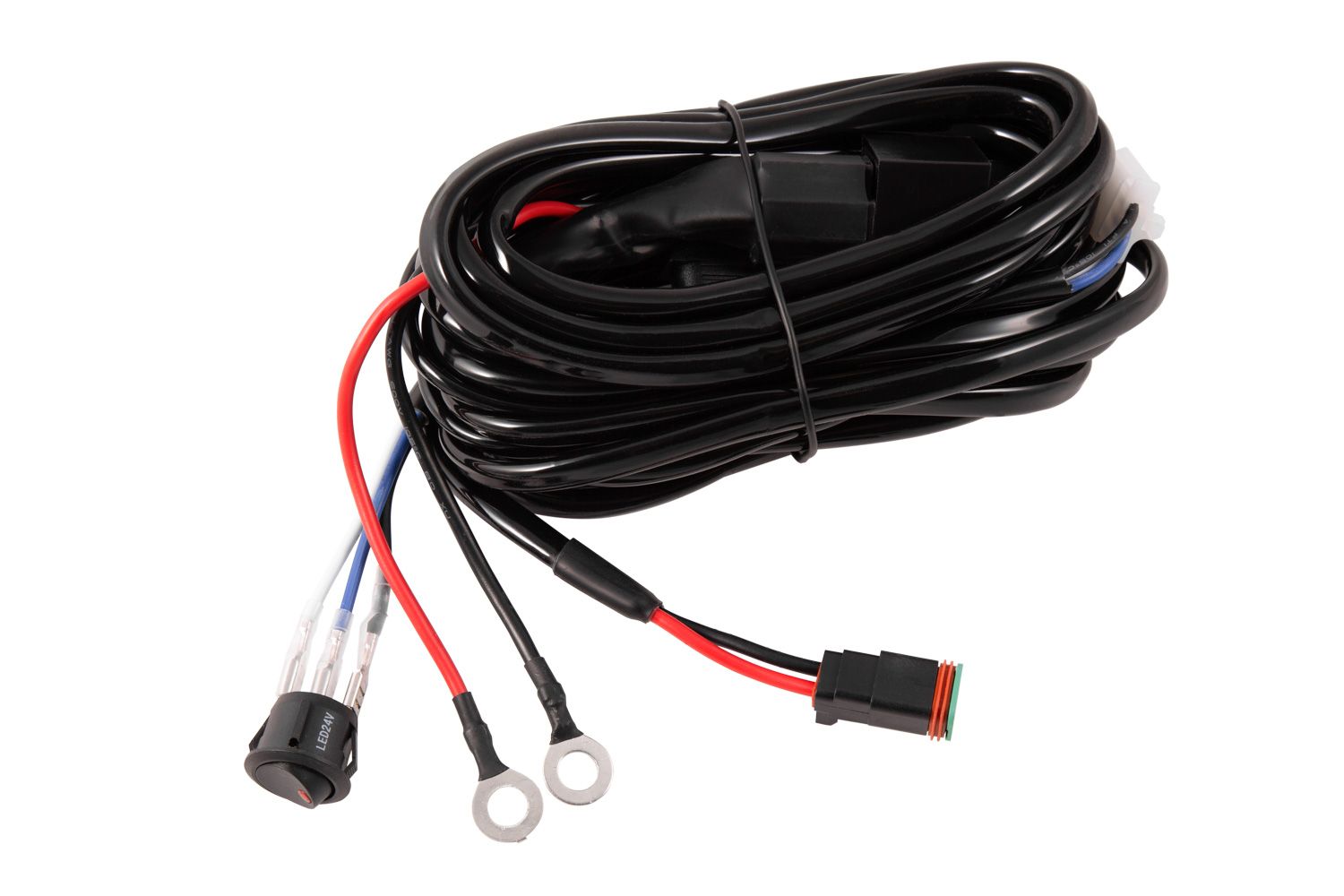 Diode Dynamics Heavy Duty Single Output 2-Pin Offroad Wiring Harness-Outdoor Recreation-Diode Dynamics-upTOP Overland